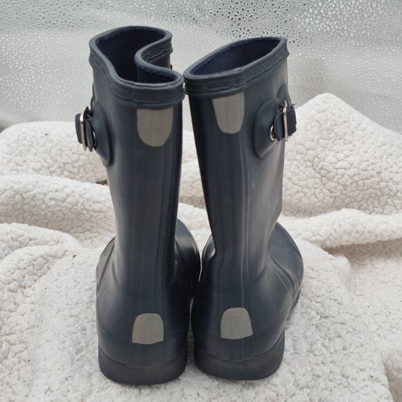 Hunter Waterproof Rain Boot Blue KIDS size 9 - Picture 4 of 7